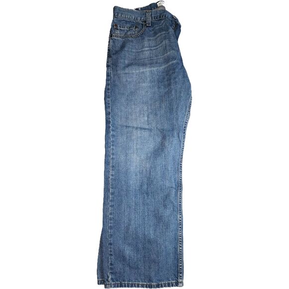 Levi's 569 Loose Straight Light Blue Denim Jeans Size 36 x 30 - Picture 2 of 8